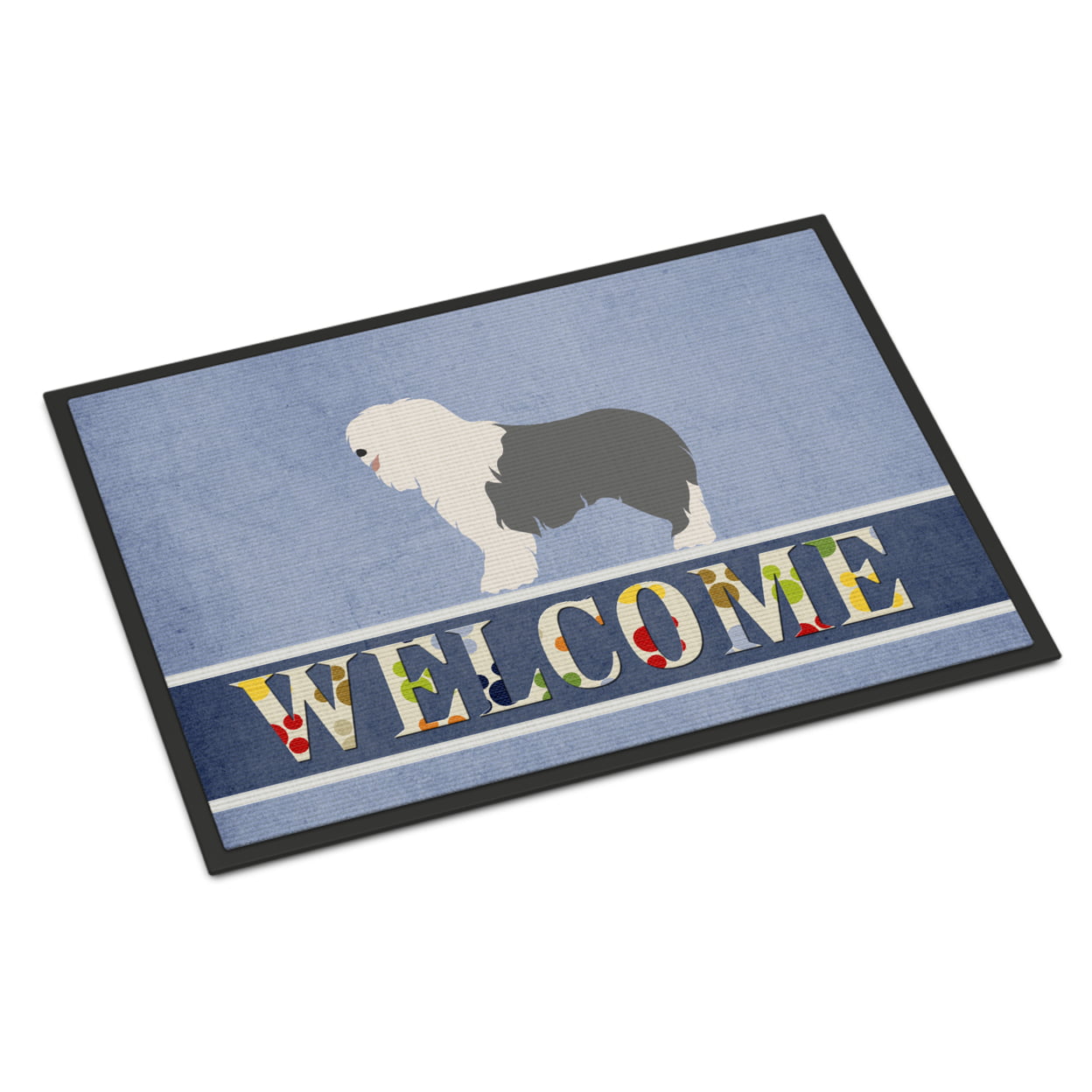 BB8304JMAT Old English Sheepdog Welcome Indoor or Outdoor Mat - 24 x 36 in.