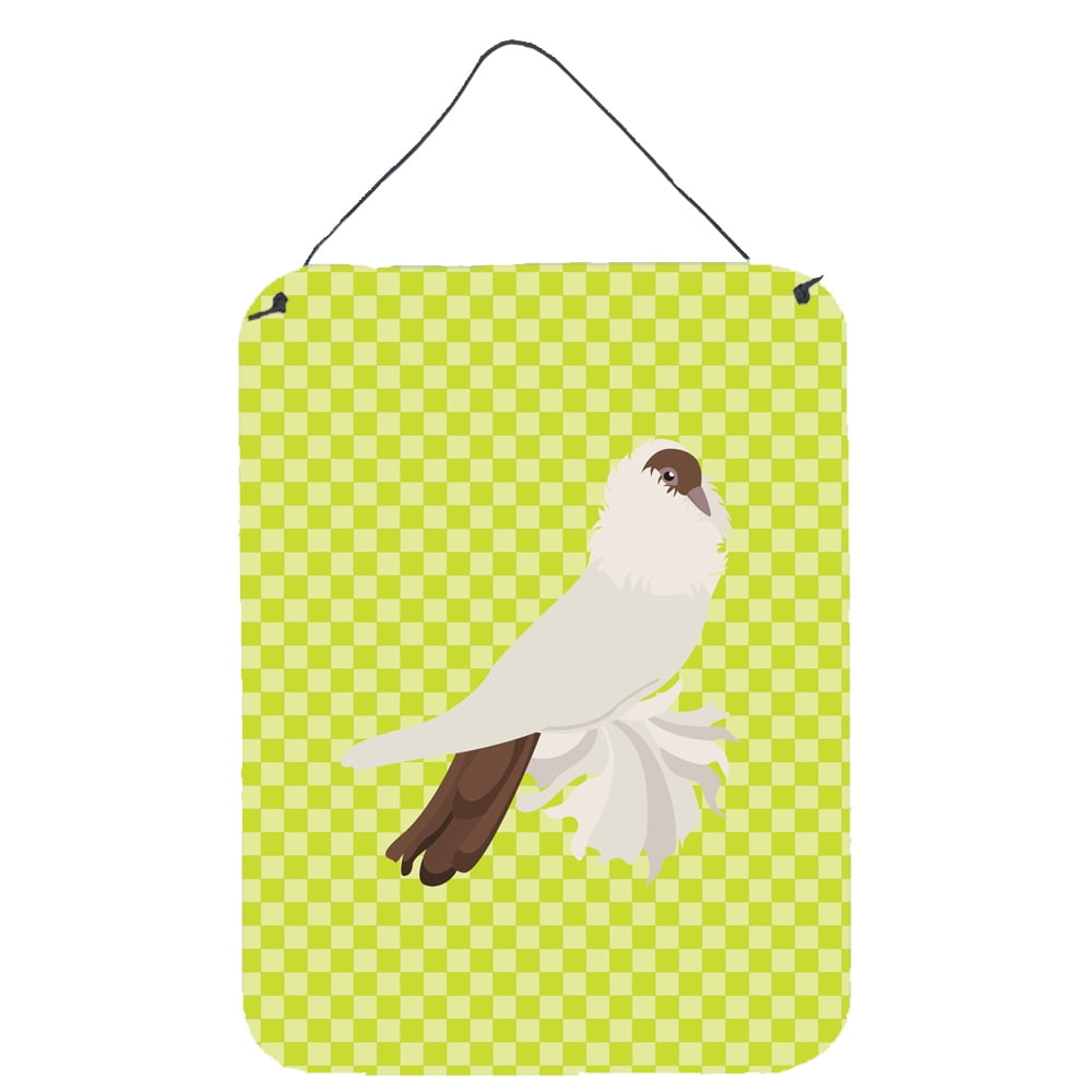 Picture of Carolines Treasures BB7770DS1216 German Helmet Pigeon Green Wall or Door Hanging Prints
