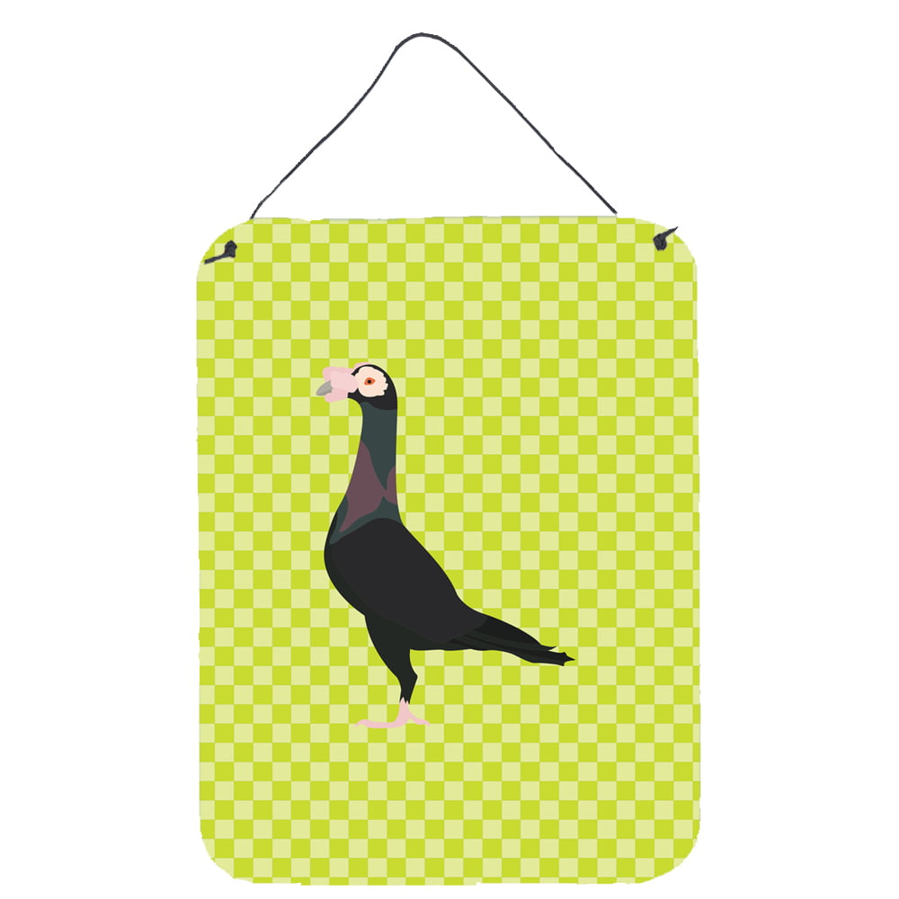 Picture of Carolines Treasures BB7771DS1216 English Carrier Pigeon Green Wall or Door Hanging Prints