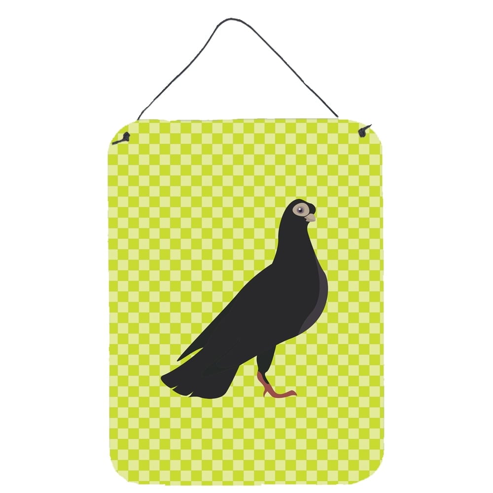 Picture of Carolines Treasures BB7773DS1216 Budapest Highflyer Pigeon Green Wall or Door Hanging Prints