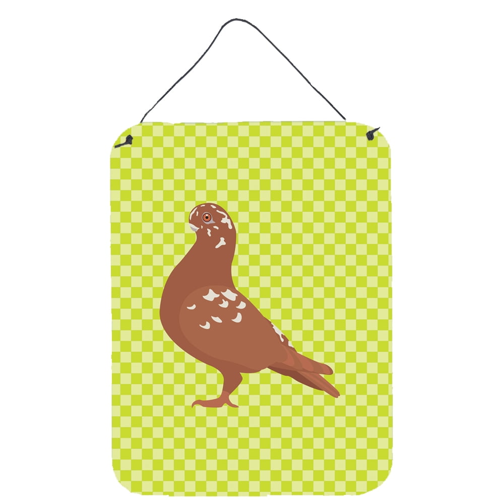 Picture of Carolines Treasures BB7779DS1216 African Owl Pigeon Green Wall or Door Hanging Prints