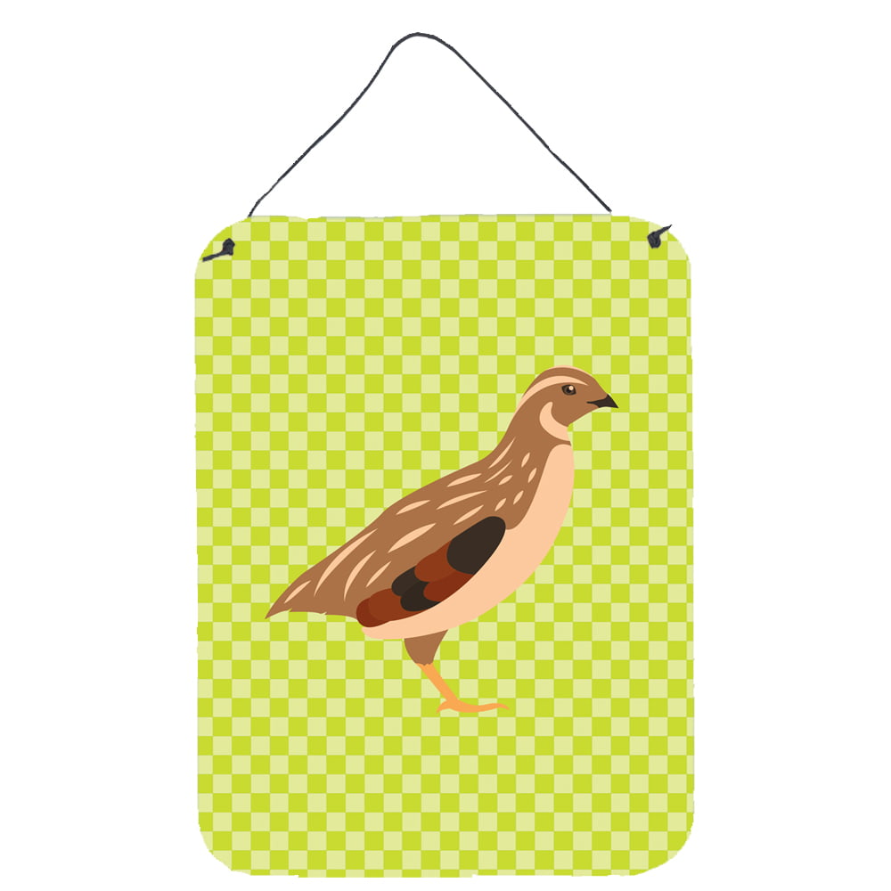 Picture of Carolines Treasures BB7781DS1216 Golden Phoenix Quail Green Wall or Door Hanging Prints