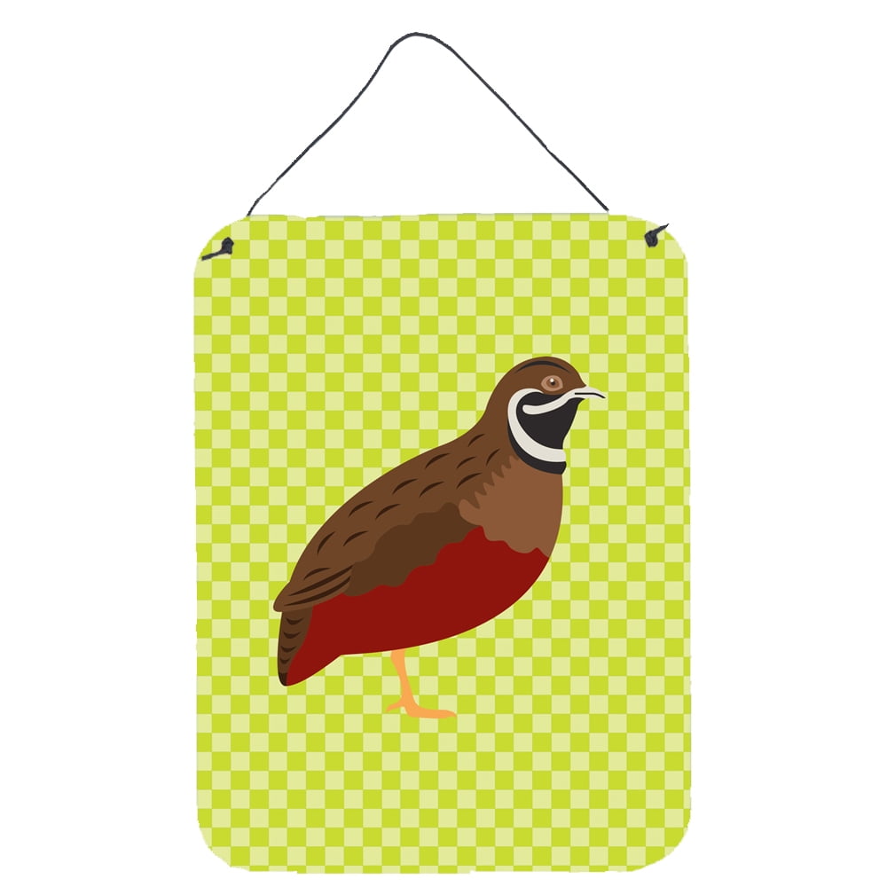 Picture of Carolines Treasures BB7782DS1216 Chinese Painted or King Quail Green Wall or Door Hanging Prints