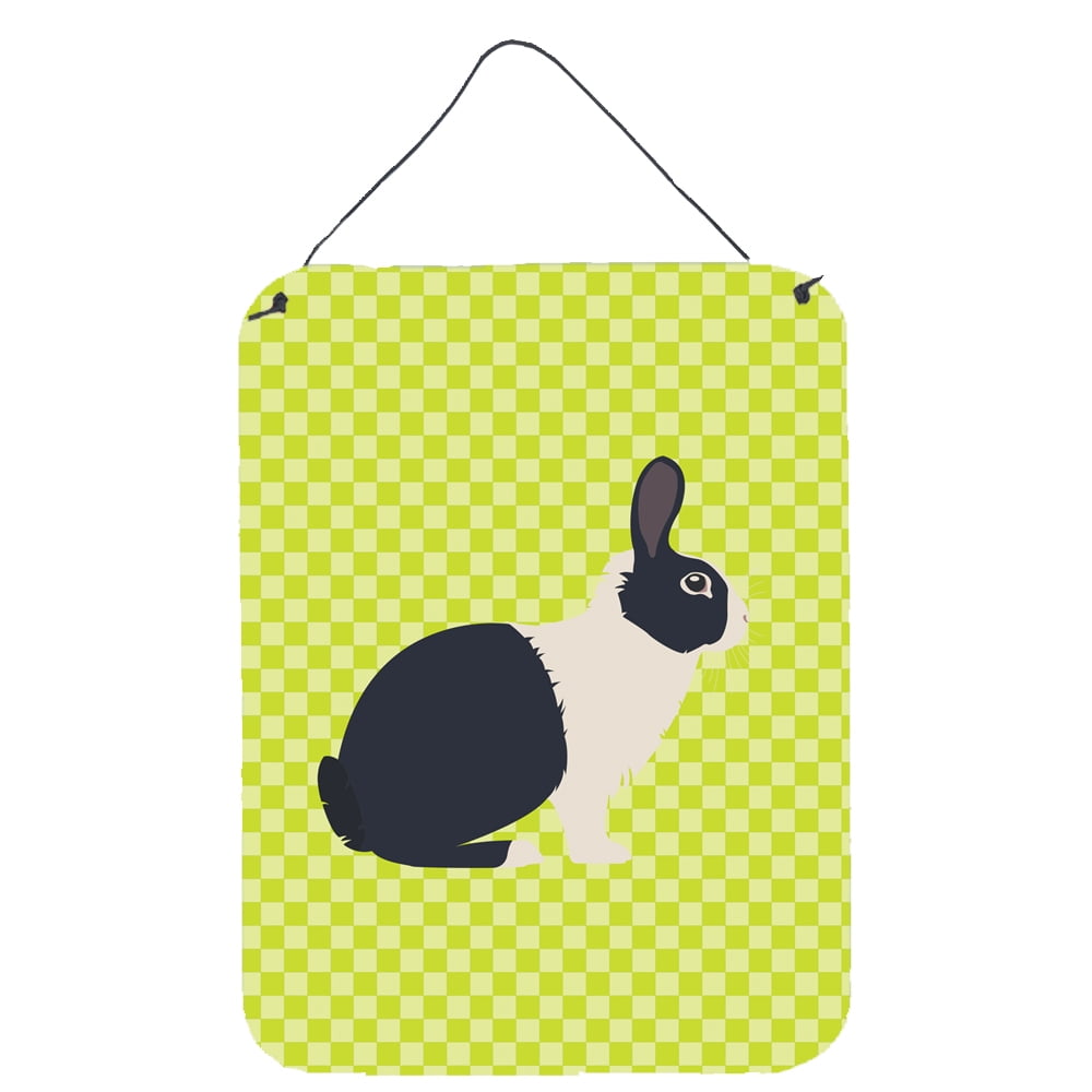 Picture of Carolines Treasures BB7784DS1216 Dutch Rabbit Green Wall or Door Hanging Prints