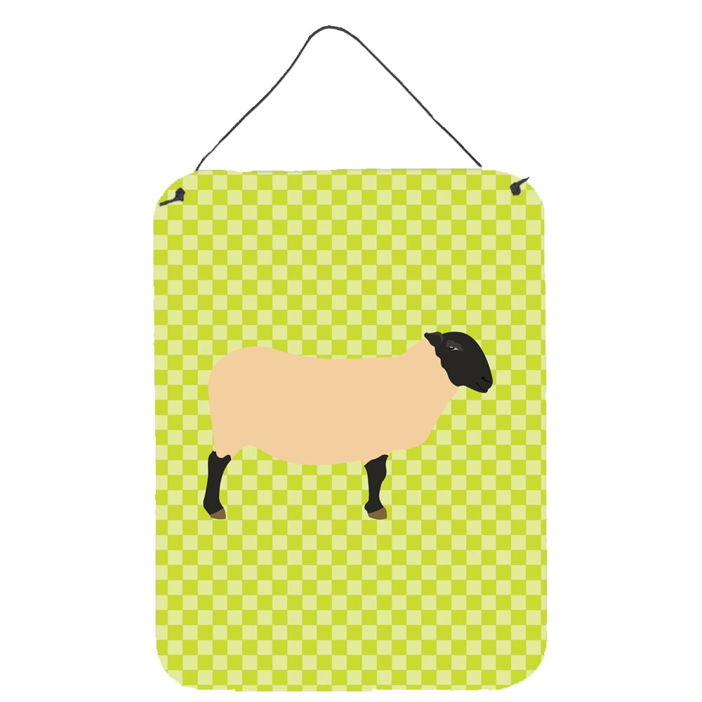 BB7798DS1216 Suffolk Sheep Green Wall or Door Hanging Prints