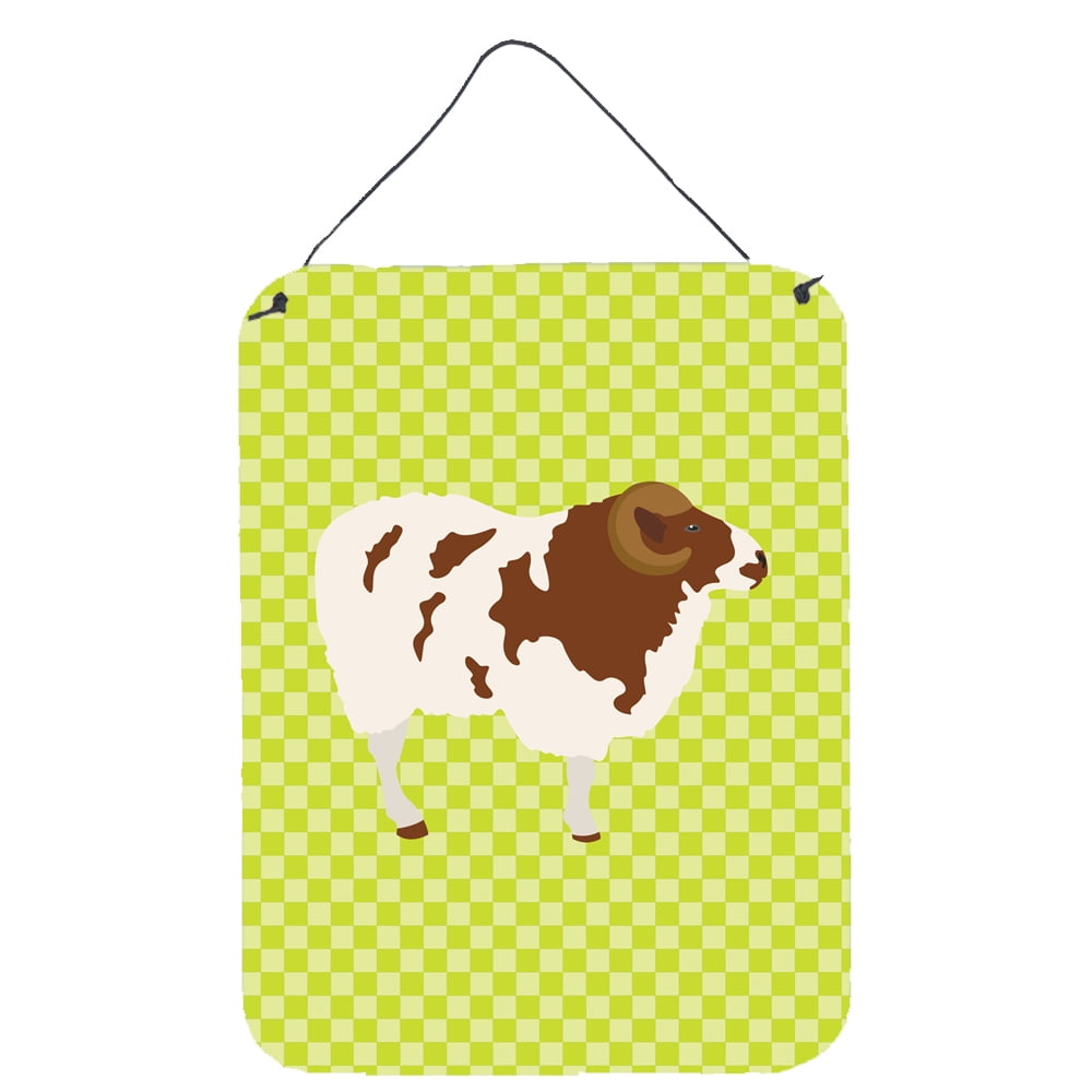 BB7801DS1216 Jacob Sheep Green Wall or Door Hanging Prints