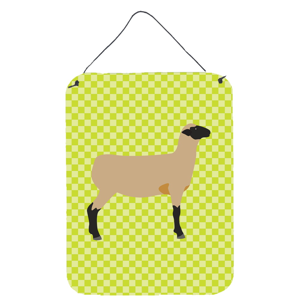 BB7802DS1216 Hampshire Down Sheep Green Wall or Door Hanging Prints