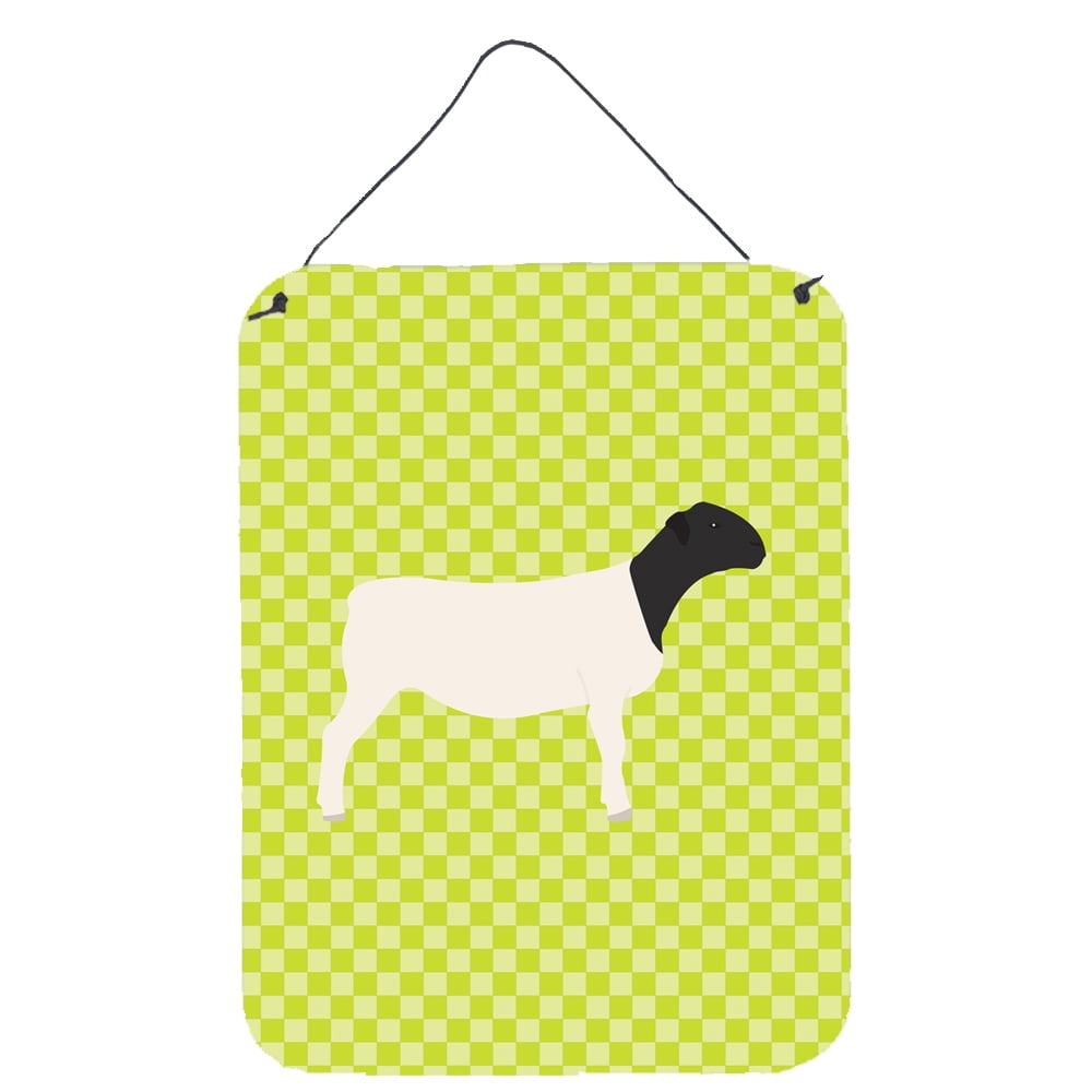 BB7804DS1216 Dorper Sheep Green Wall or Door Hanging Prints