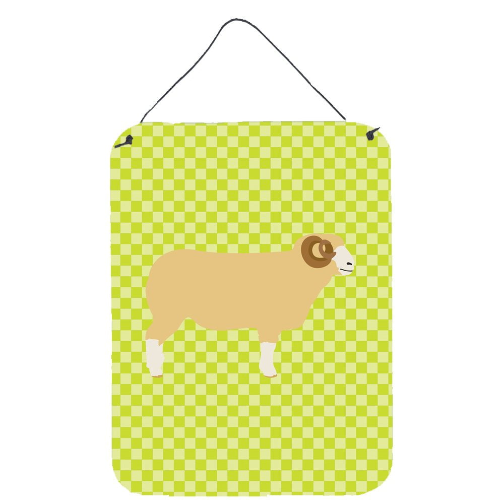 BB7806DS1216 Horned Dorset Sheep Green Wall or Door Hanging Prints