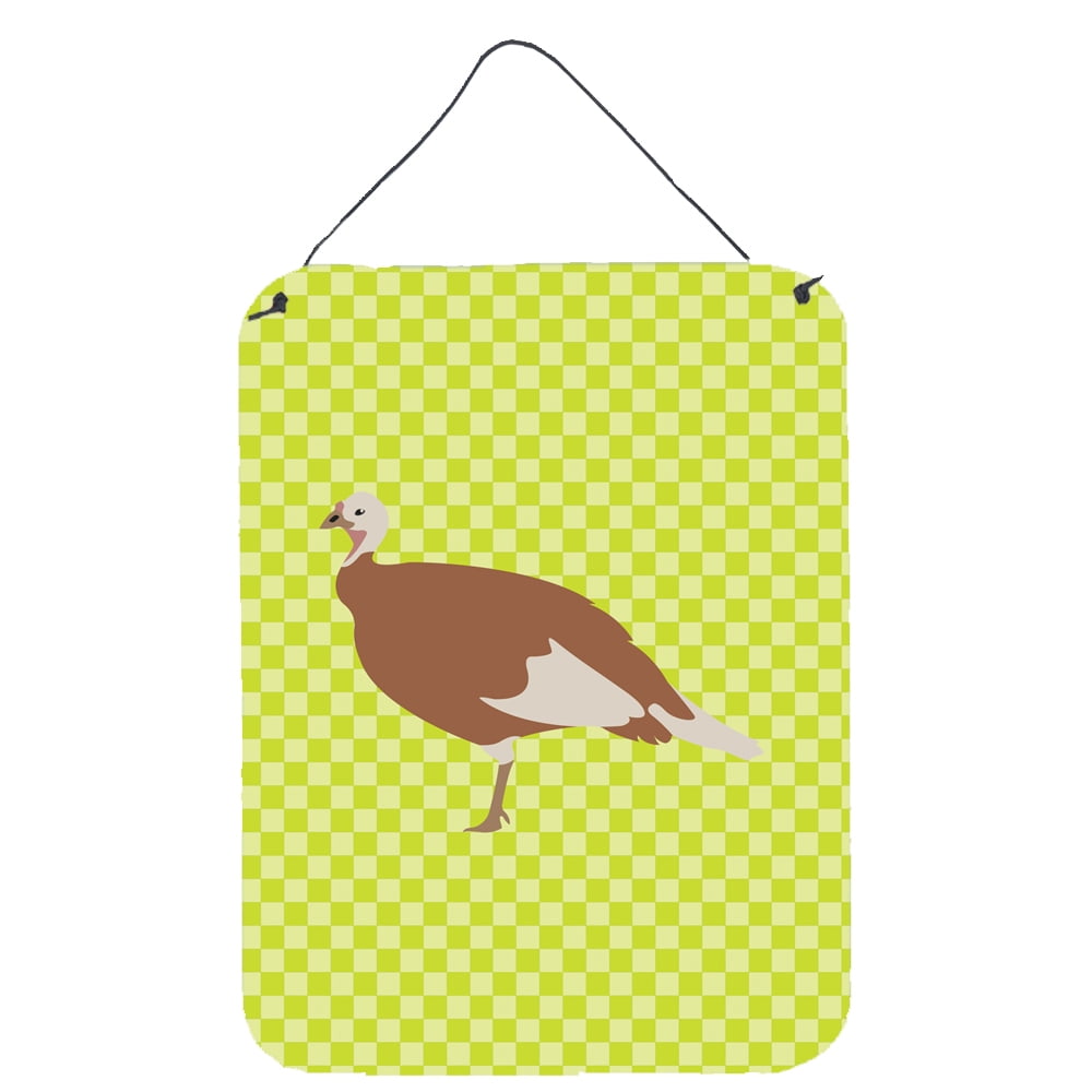 BB7810DS1216 Jersey Buff Turkey Hen Green Wall or Door Hanging Prints