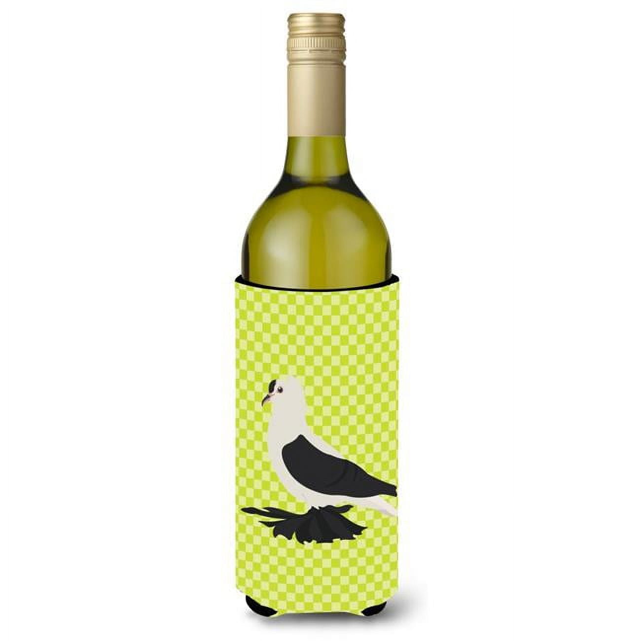 Picture of Carolines Treasures BB7772LITERK Saxon Fairy Swallow Pigeon Green Wine Bottle Beverge Insulator Hugger