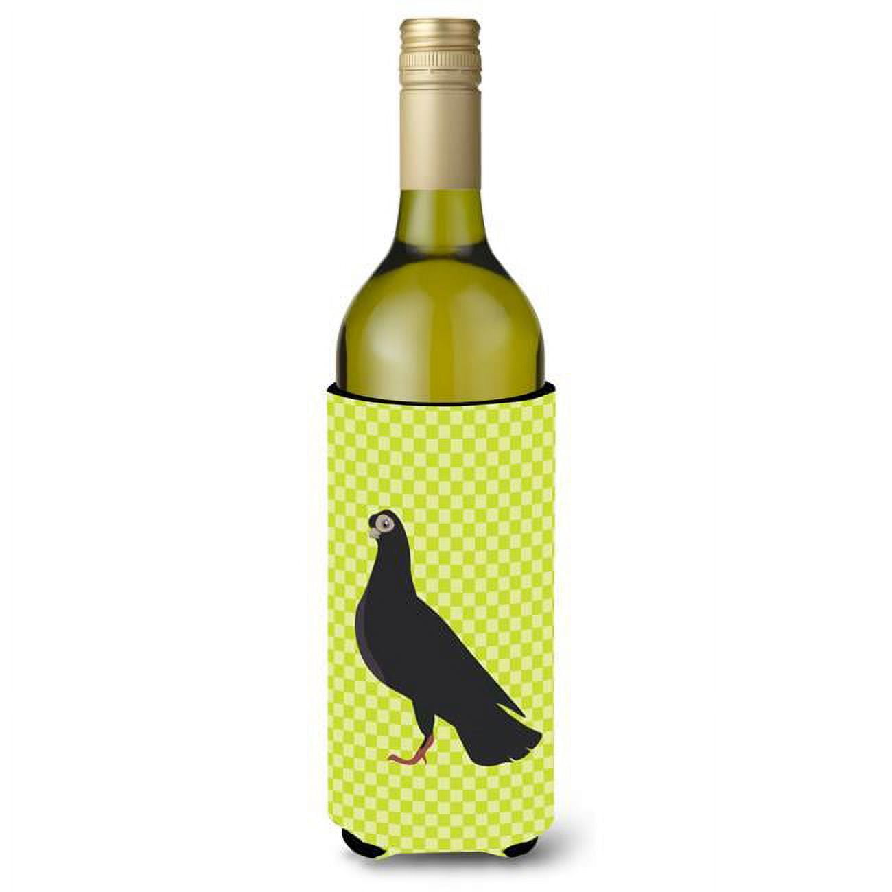 Picture of Carolines Treasures BB7773LITERK Budapest Highflyer Pigeon Green Wine Bottle Beverge Insulator Hugger