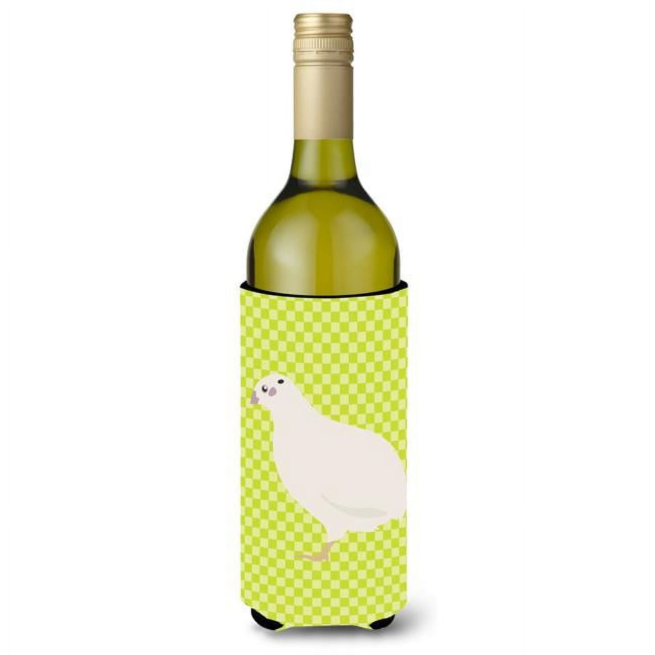 Picture of Carolines Treasures BB7783LITERK Texas Quail Green Wine Bottle Beverge Insulator Hugger