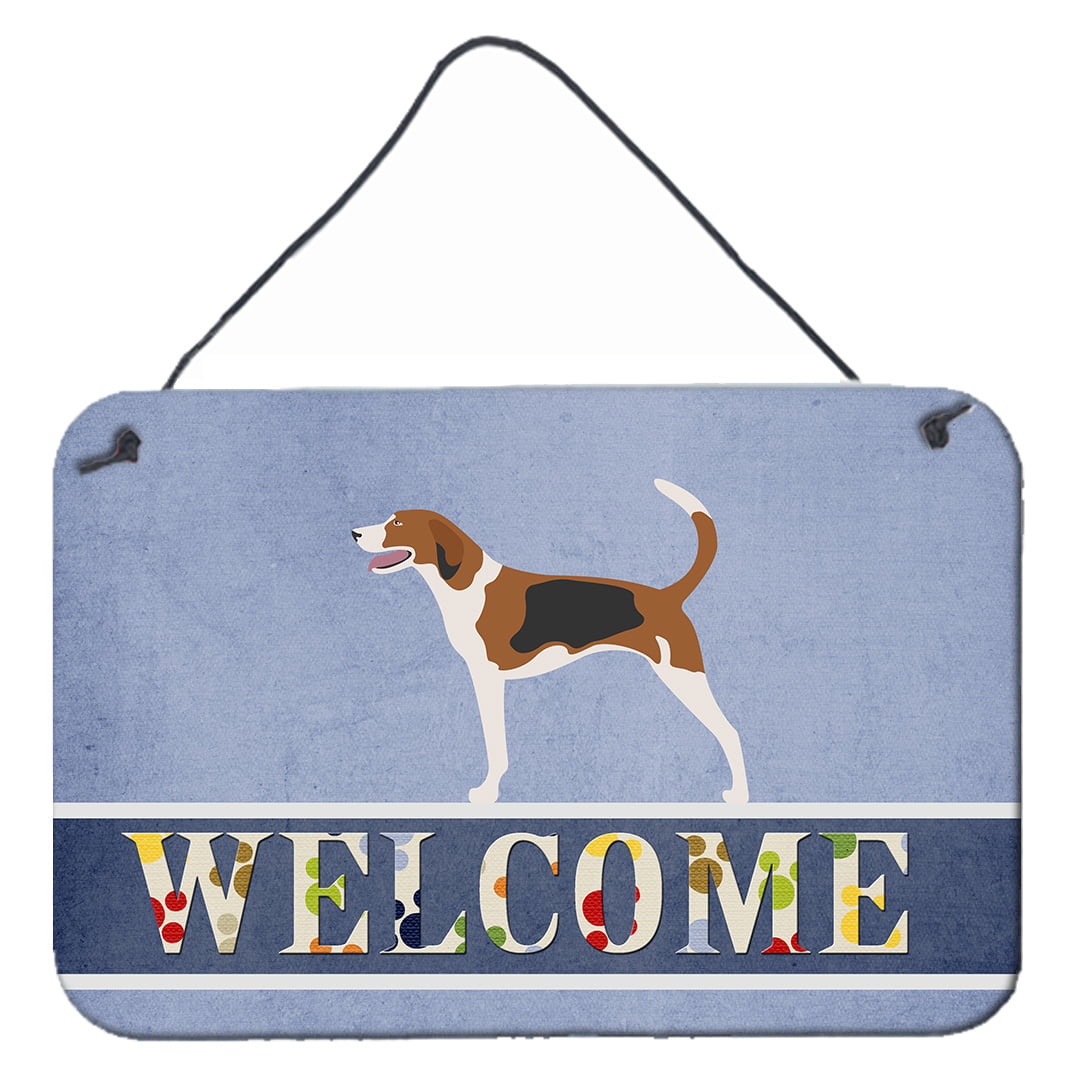 American Foxhound Welcome Wall or Door Hanging Prints