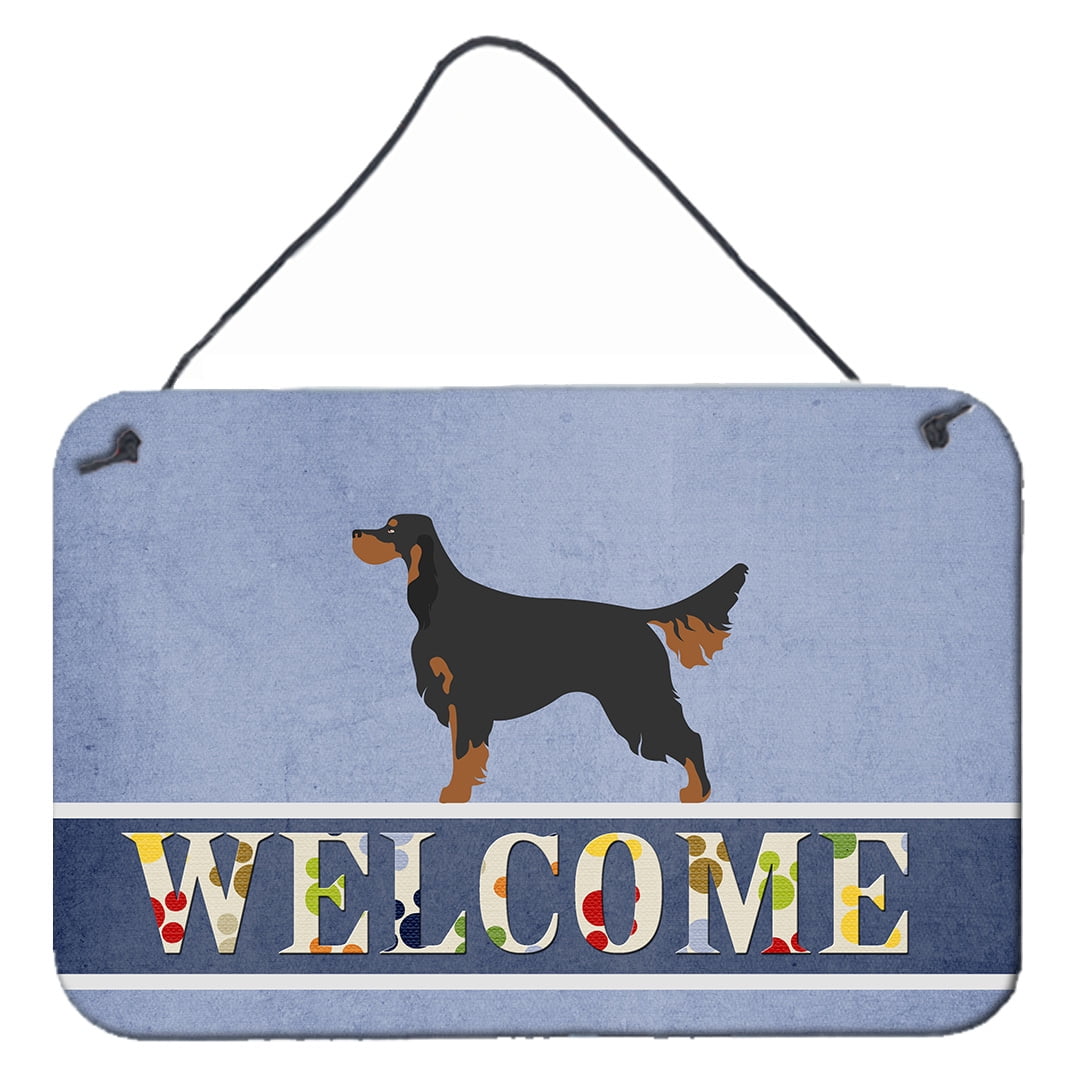 BB8274DS812 Gordon Setter Welcome Wall or Door Hanging Prints