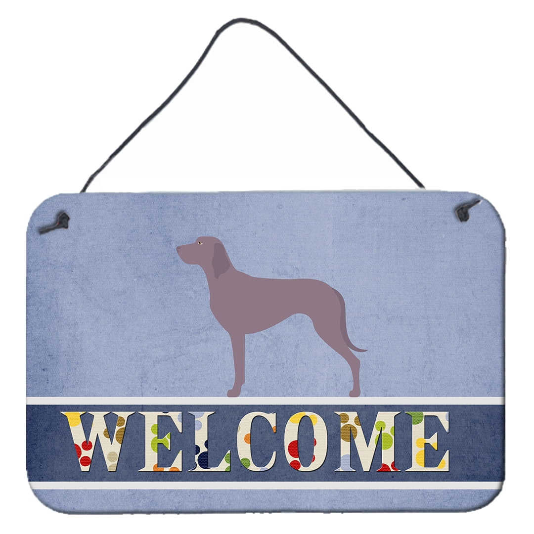 BB8280DS812 Weimaraner Welcome Wall or Door Hanging Prints