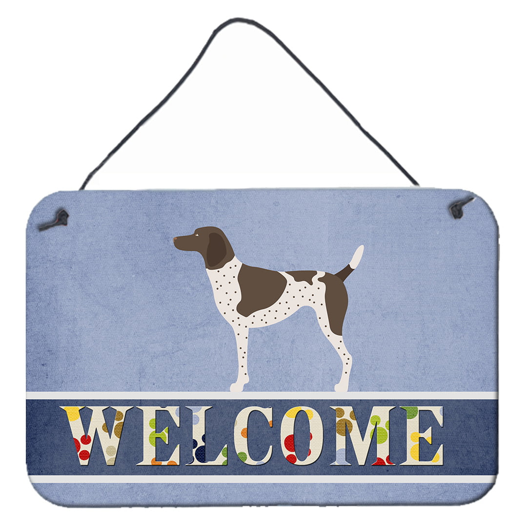 BB8283DS812 German Shorthaired Pointer Welcome Wall or Door Hanging Prints