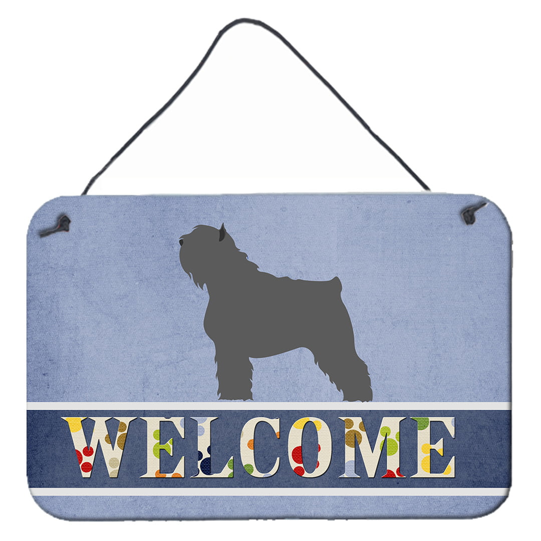 Bouvier des Flandres Welcome Wall or Door Hanging Prints
