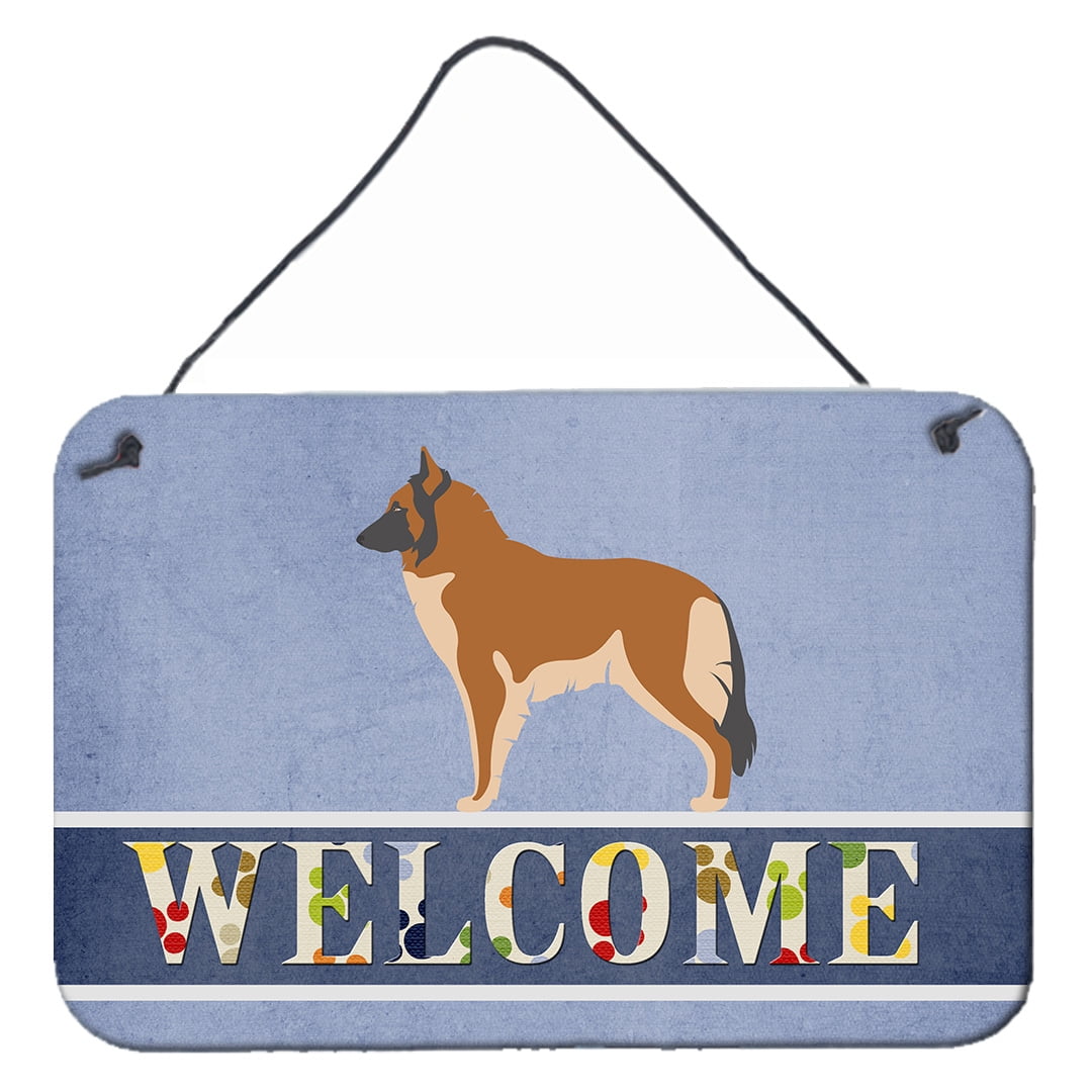 BB8303DS812 Belgian Tervuren Welcome Wall or Door Hanging Prints