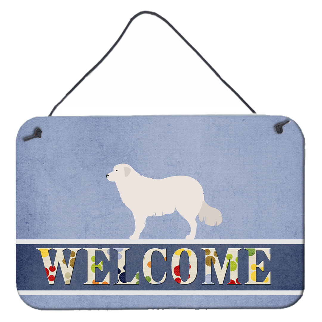 BB8305DS812 Kuvasz Welcome Wall or Door Hanging Prints