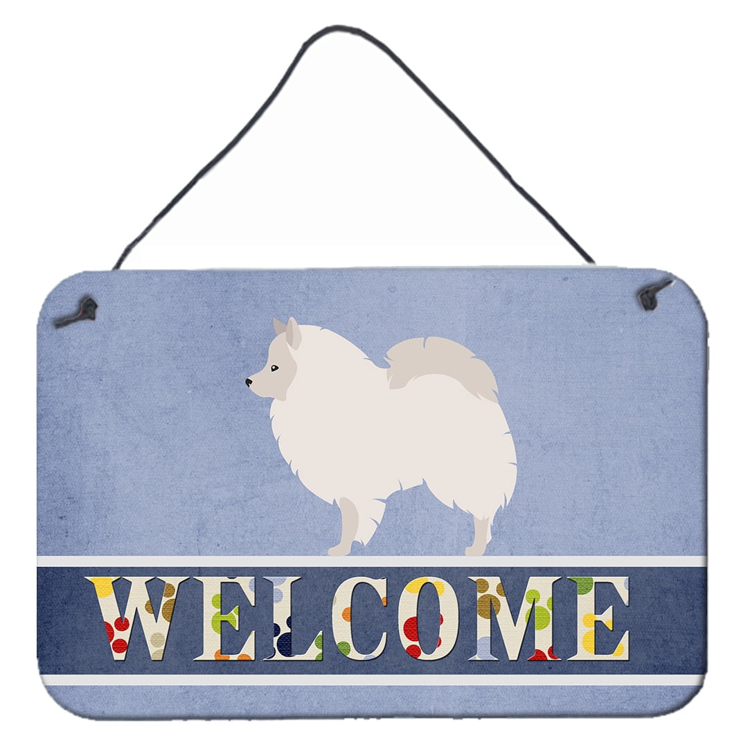 BB8317DS812 German Spitz Welcome Wall or Door Hanging Prints