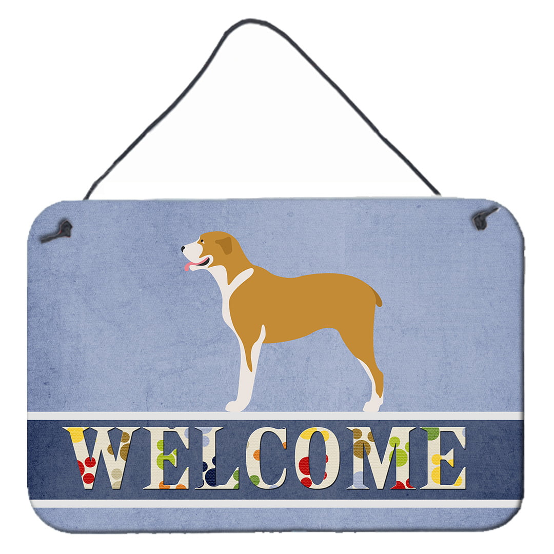 BB8327DS812 Belgium Mastiff Welcome Wall or Door Hanging Prints
