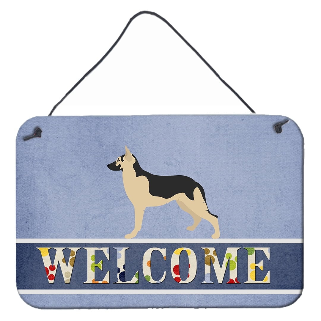 BB8330DS812 German Shepherd Welcome Wall or Door Hanging Prints
