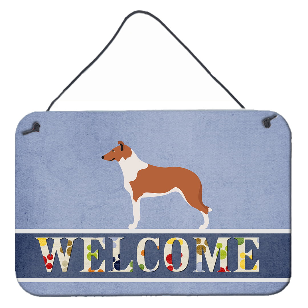 BB8342DS812 Smooth Collie Welcome Wall or Door Hanging Prints