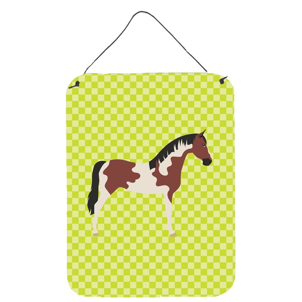 Pinto Horse Green Wall or Door Hanging Prints