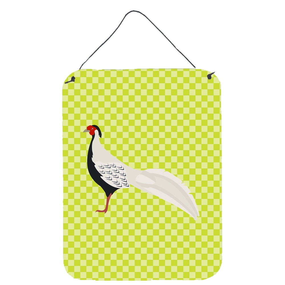 Silver Pheasant Green Wall or Door Hanging Prints