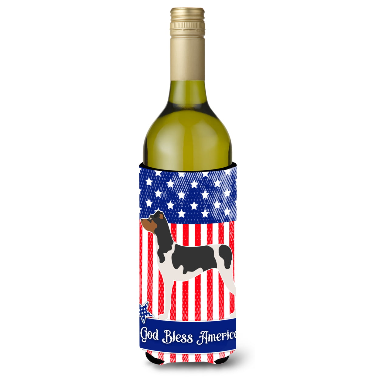 Picture of Carolines Treasures BB8396LITERK Brazilian Terrier American Wine Bottle Beverge Insulator Hugger