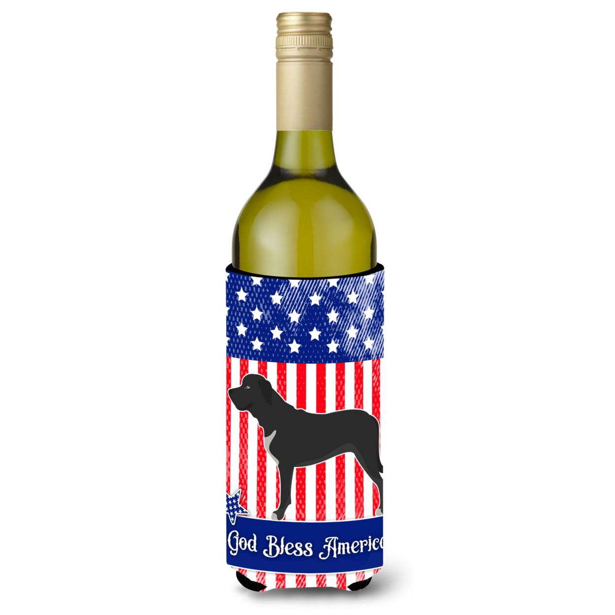 Picture of Carolines Treasures BB8409LITERK Broholmer Danish Mastiff American Wine Bottle Beverge Insulator Hugger