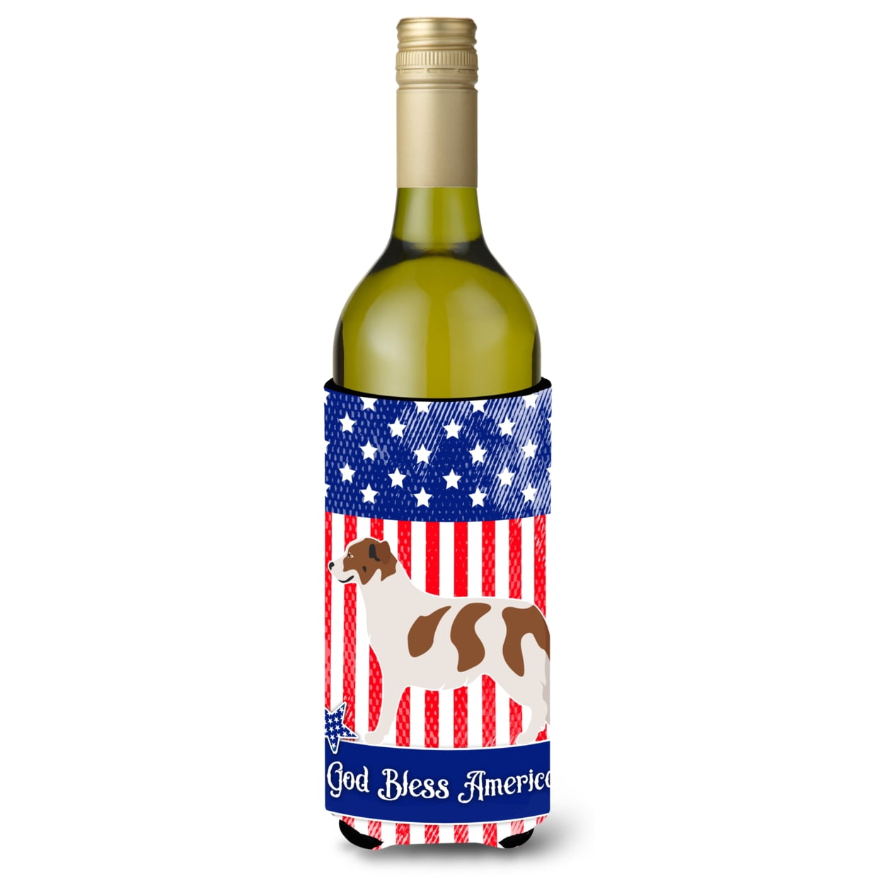 Picture of Carolines Treasures BB8415LITERK Aidi Atlas Mountain Dog American Wine Bottle Beverge Insulator Hugger