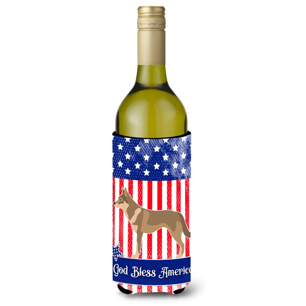 Picture of Carolines Treasures BB8416LITERK Czechoslovakian Wolfdog American Wine Bottle Beverge Insulator Hugger