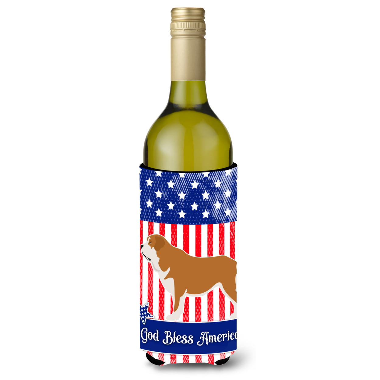 Picture of Carolines Treasures BB8430LITERK Mastin Epanol Spanish Mastiff American Wine Bottle Beverge Insulator Hugger