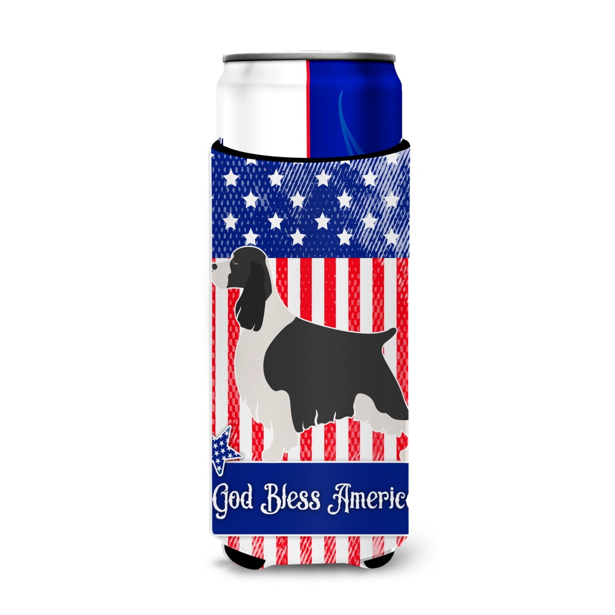 English Springer Spaniel American Michelob Ultra Hugger for Slim Cans