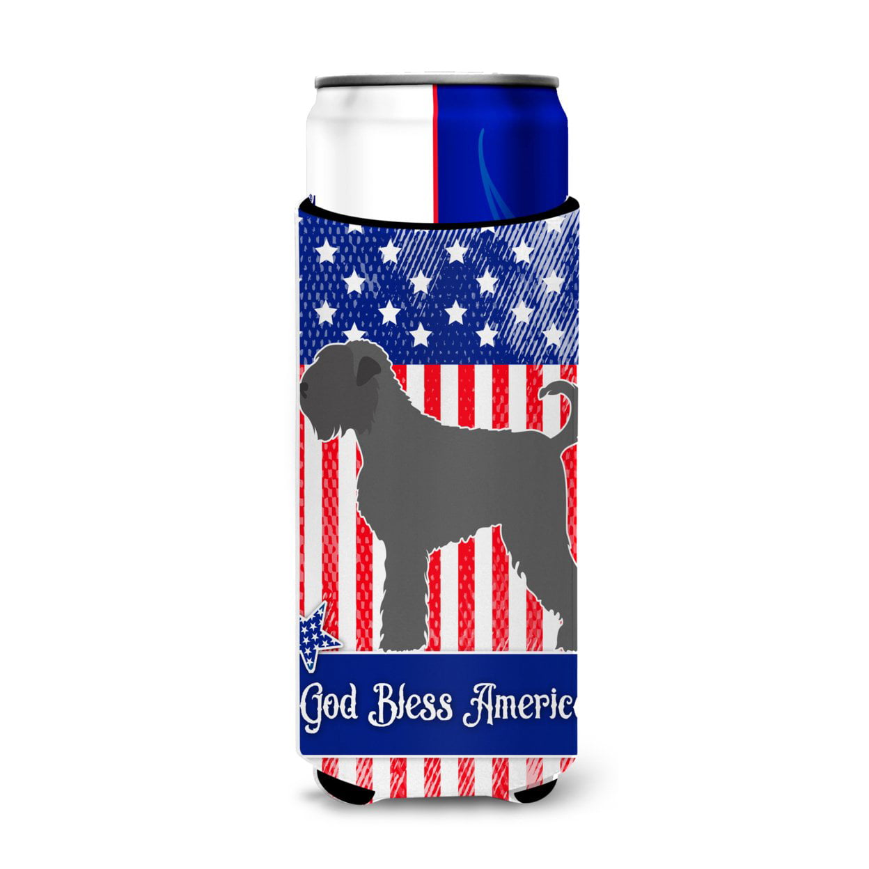 Black Russian Terrier American Michelob Ultra Hugger for Slim Cans