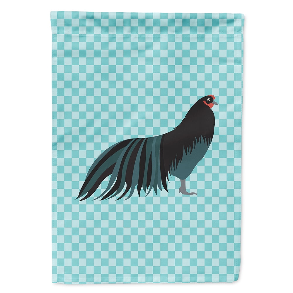 BB8007CHF Sumatra Chicken Blue Check Flag Canvas House