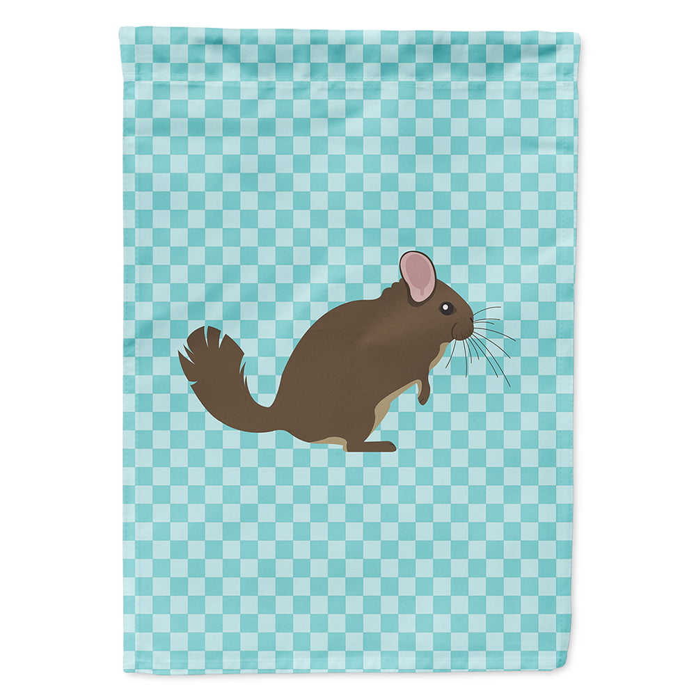 Chinchilla Blue Check Flag Canvas House