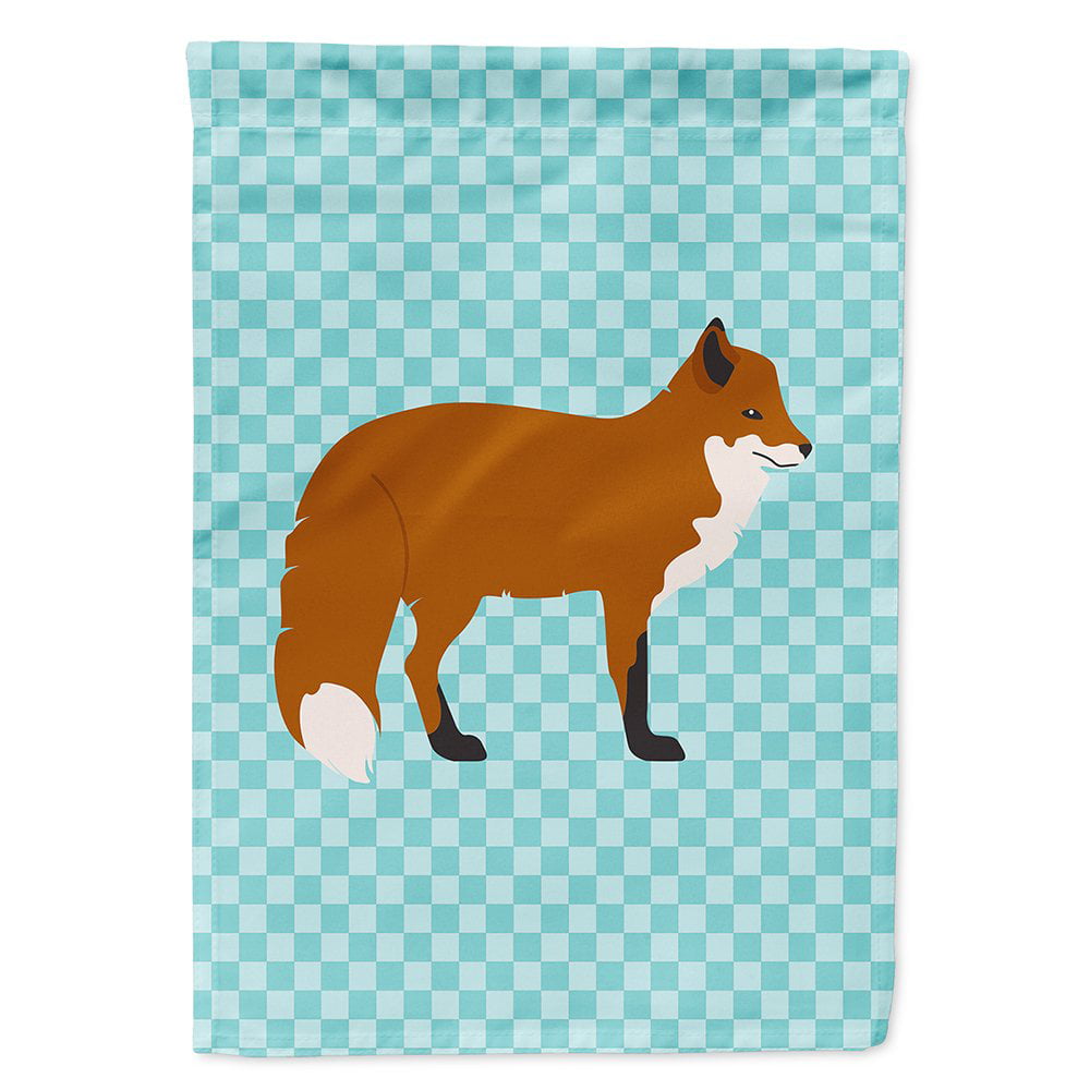 BB8050CHF Red Fox Blue Check Flag Canvas House