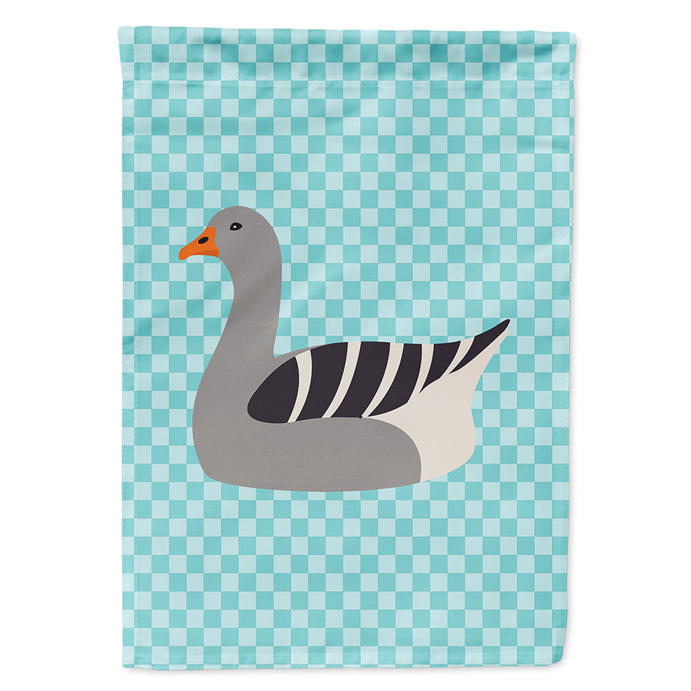BB8067CHF Pilgrim Goose Blue Check Flag Canvas House