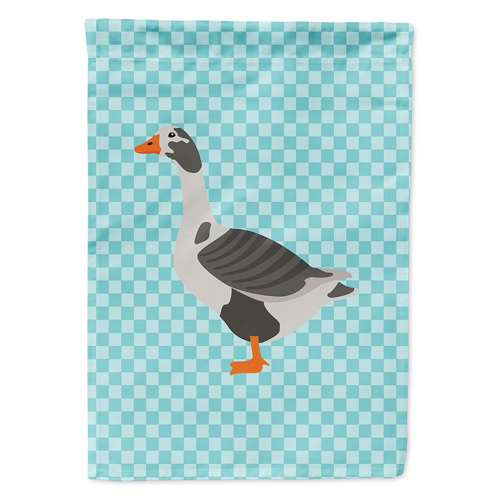 West of England Goose Blue Check Flag Canvas House