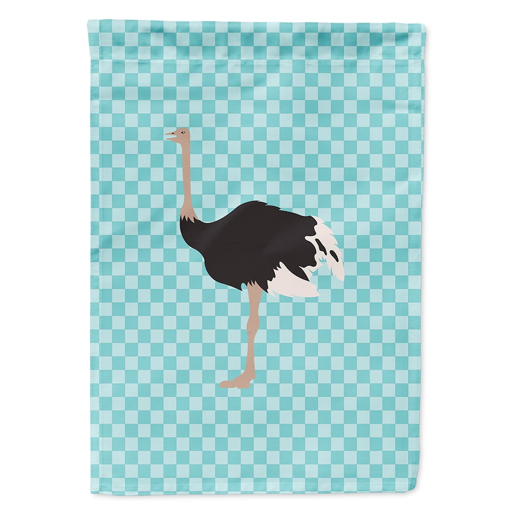 BB8098CHF Common Ostrich Blue Check Flag Canvas House