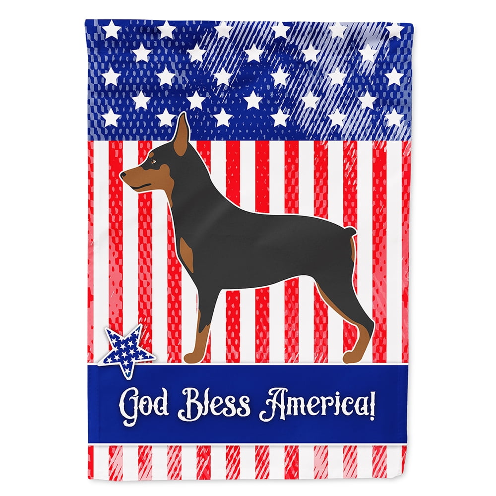 Miniature Pinscher American Canvas House Flag - Multicolor