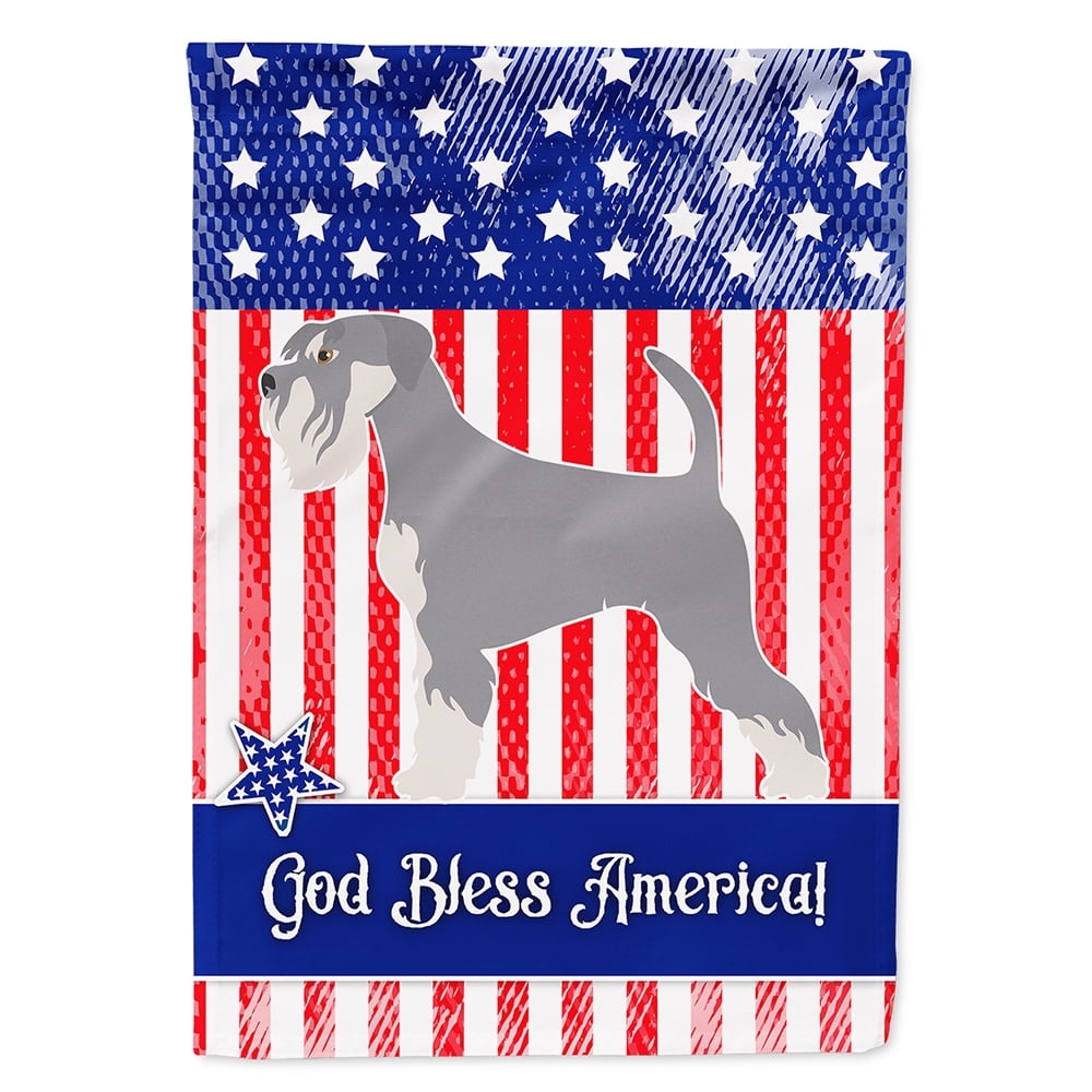 BB8431CHF Schnauzer American Canvas House Flag