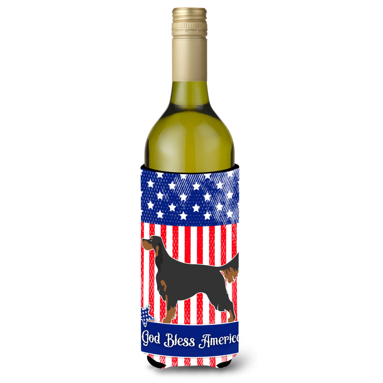 Picture of Carolines Treasures BB8355LITERK Gordon Setter American Wine Bottle Beverge Insulator Hugger