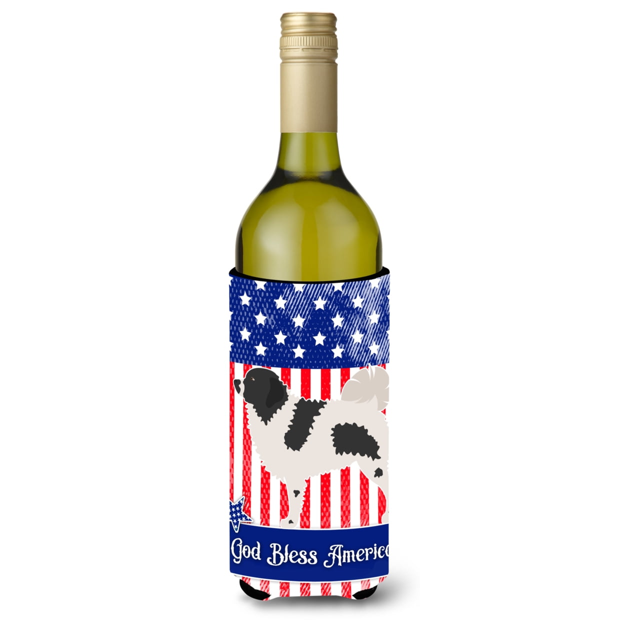 Picture of Carolines Treasures BB8363LITERK Wetterhoun Frisian Water Dog American Wine Bottle Beverge Insulator Hugger