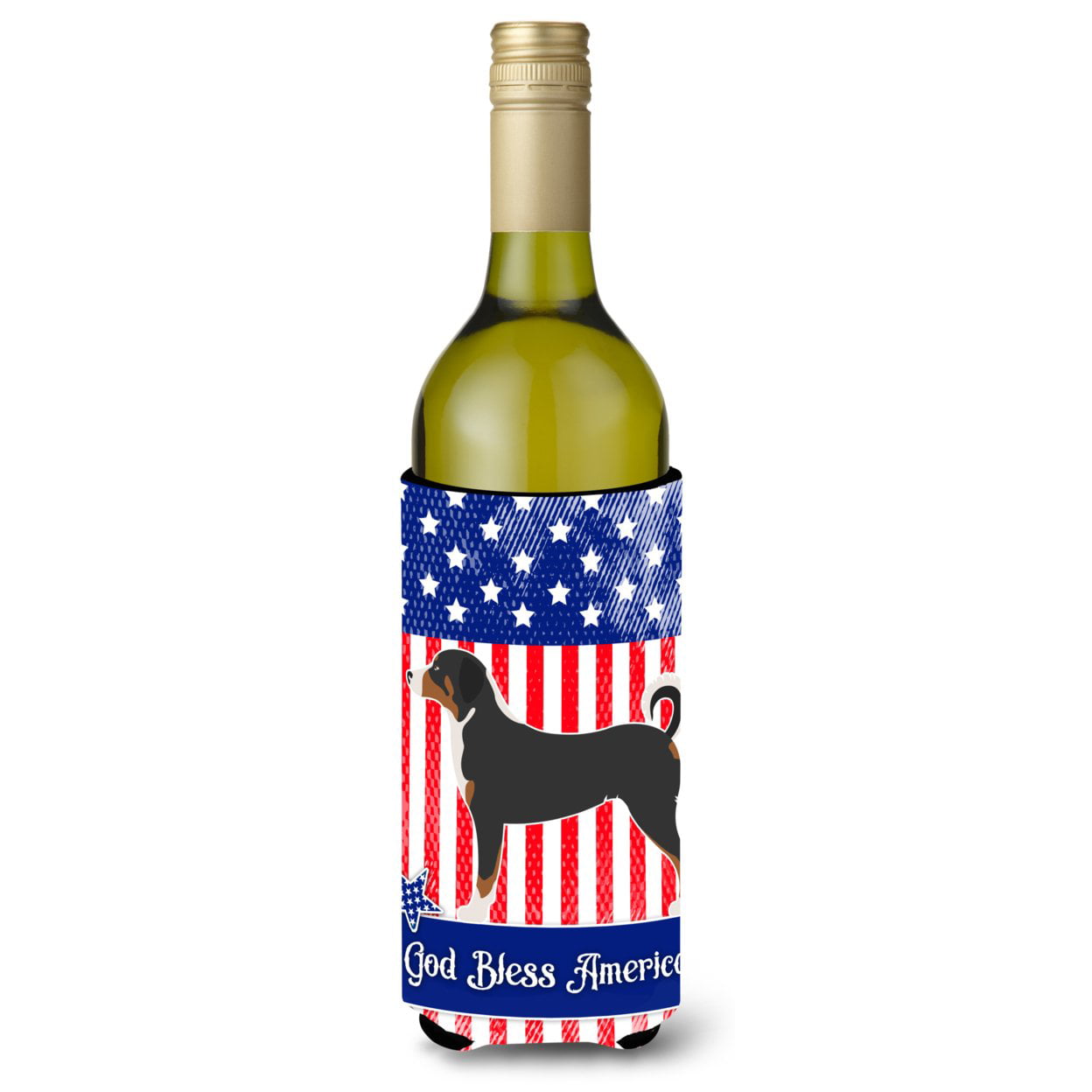 Picture of Carolines Treasures BB8369LITERK Appenzeller Sennenhund American Wine Bottle Beverge Insulator Hugger