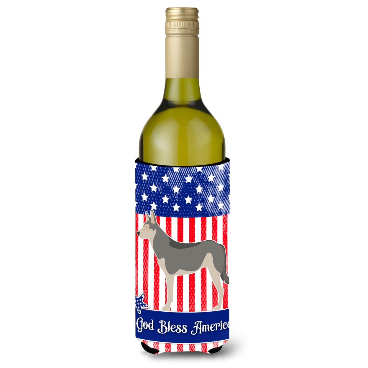 Picture of Carolines Treasures BB8377LITERK Saarloos Wolfdog American Wine Bottle Beverge Insulator Hugger