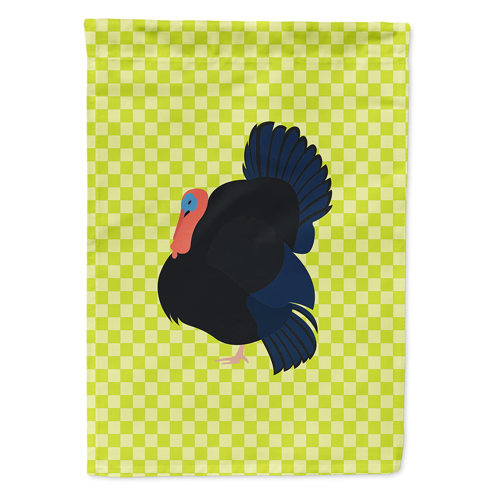BB7811CHF Norfolk Black Turkey GreenHouse Flag Canvas